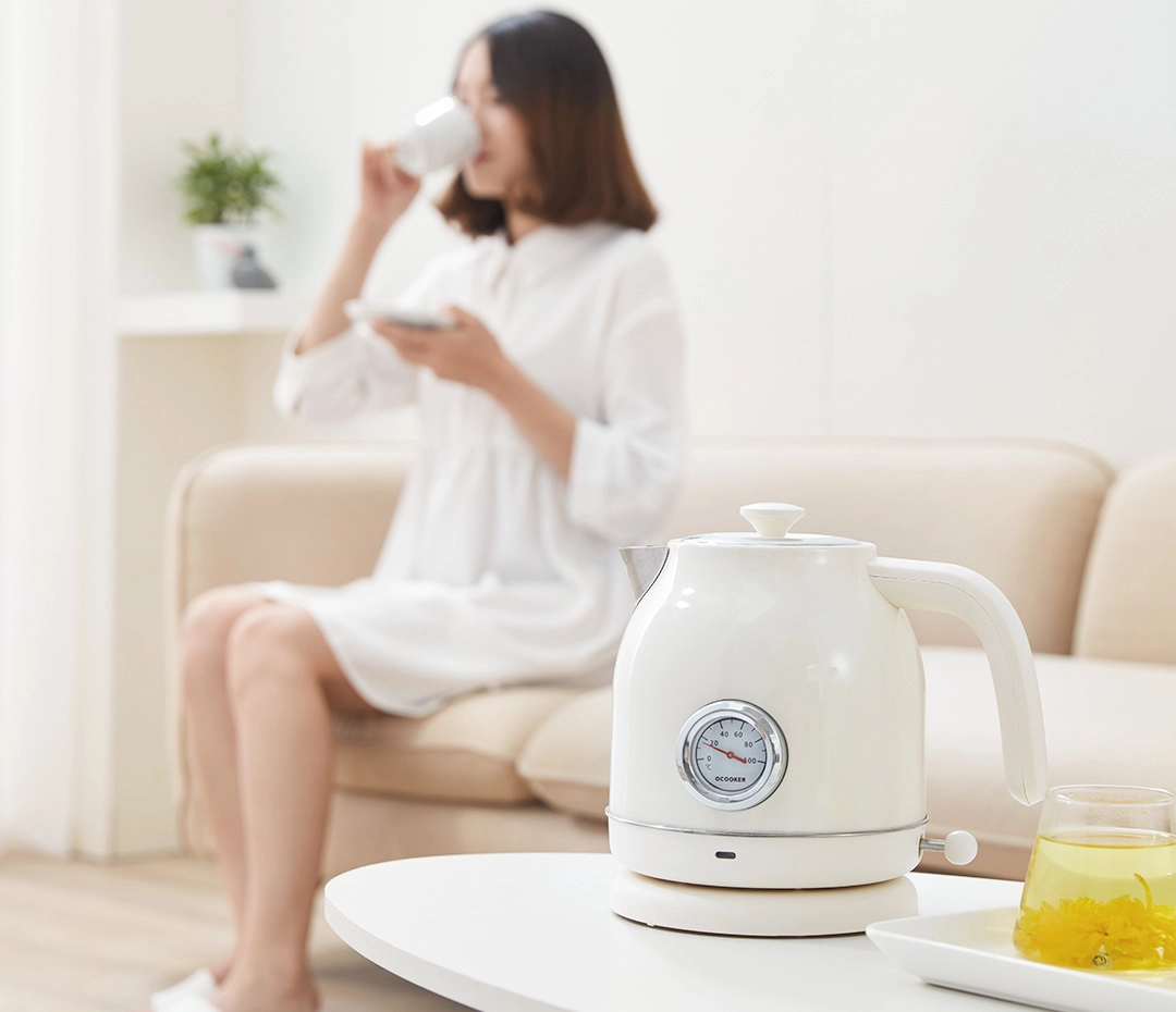 Ấm đun nước siêu tốc Xiaomi Ocooker QS-1701 (có nhiệt kế cơ học thông báo)